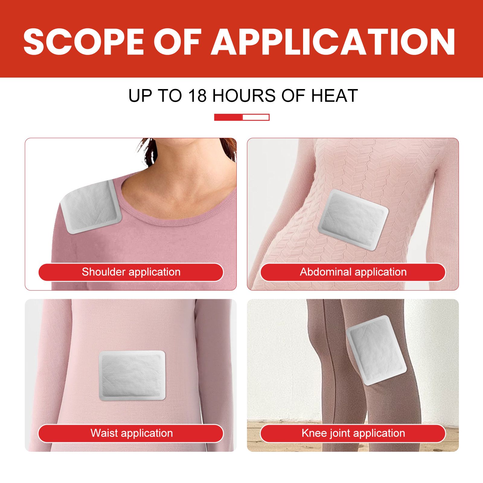 Self Heating Hand And Body Warmers Set Disposable Heat Patches For Winter Warmth