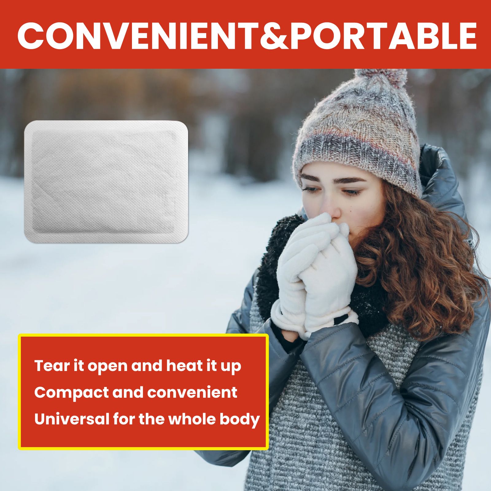 Self Heating Hand And Body Warmers Set Disposable Heat Patches For Winter Warmth