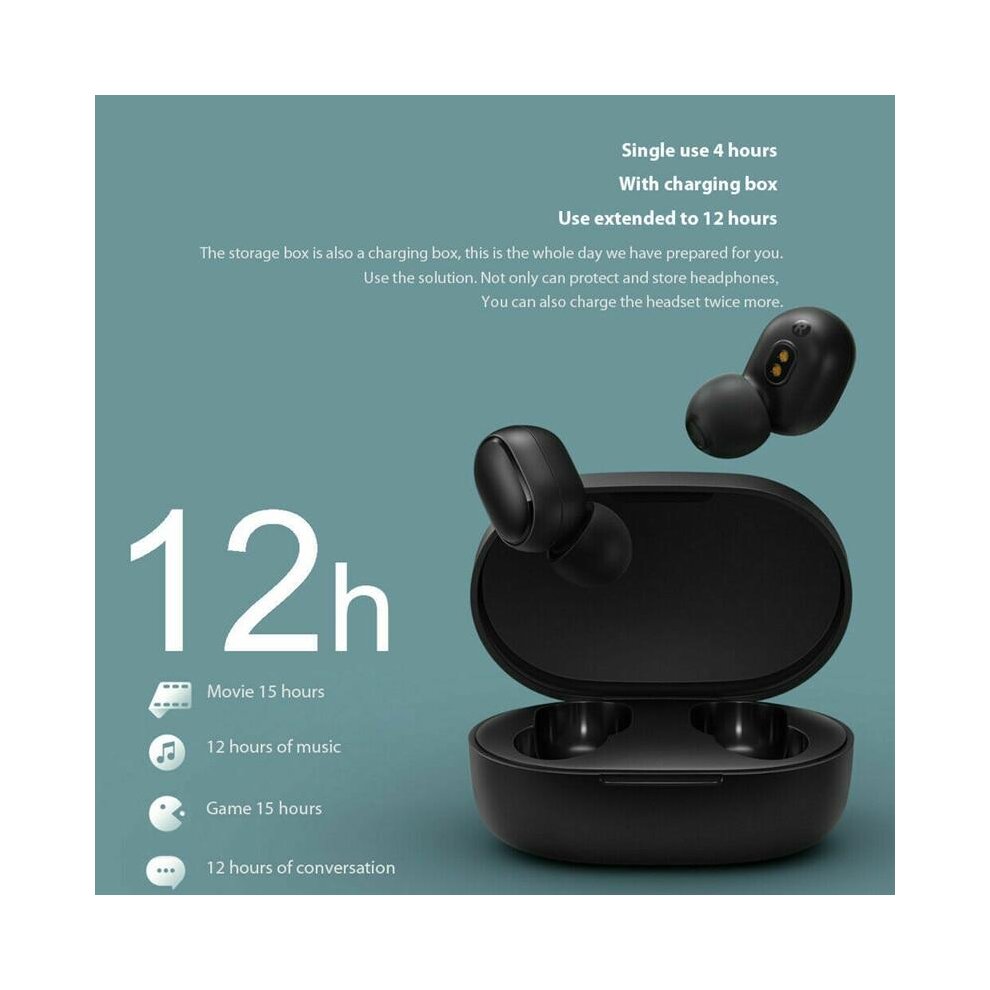 (White A6S) Earphones wireless Bluetooth earphone for iphone xiaomi Xiomi Redmi Huawei S