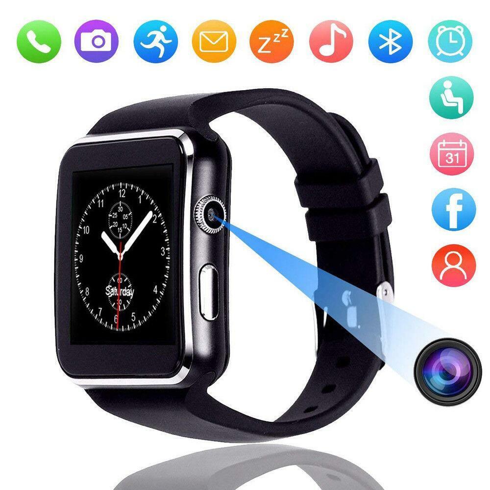Camera Bluetooth Smart Watch Support SIM Card Facebook For Universal Mobile Phone