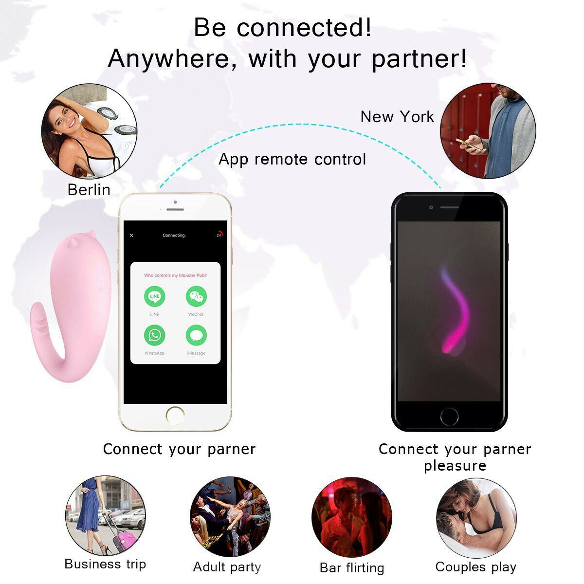 Vibrators Sex Toys for Women G Spot Vibrator Bullet Egg Adult Toys Dildos Wearable APP Wireless Remote Control  Suitable for Tightening Strengthening Pelvic Trainer