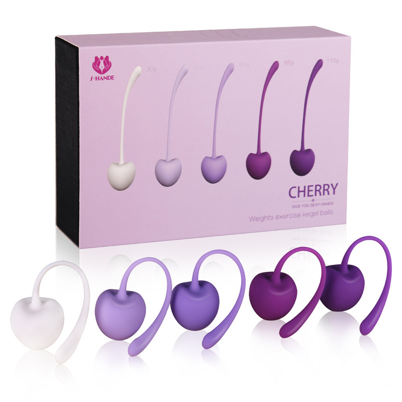 Vaginal Tightening Ball Adult Sex Toys Kegel Balls for Women Exercise Balls Set Pelvic Floor Strengthening Exerciser Muscle Shrink Cherry Shape