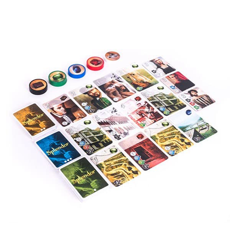 Splendor Board Game Full English Mini Version For Party Family Playing Cards