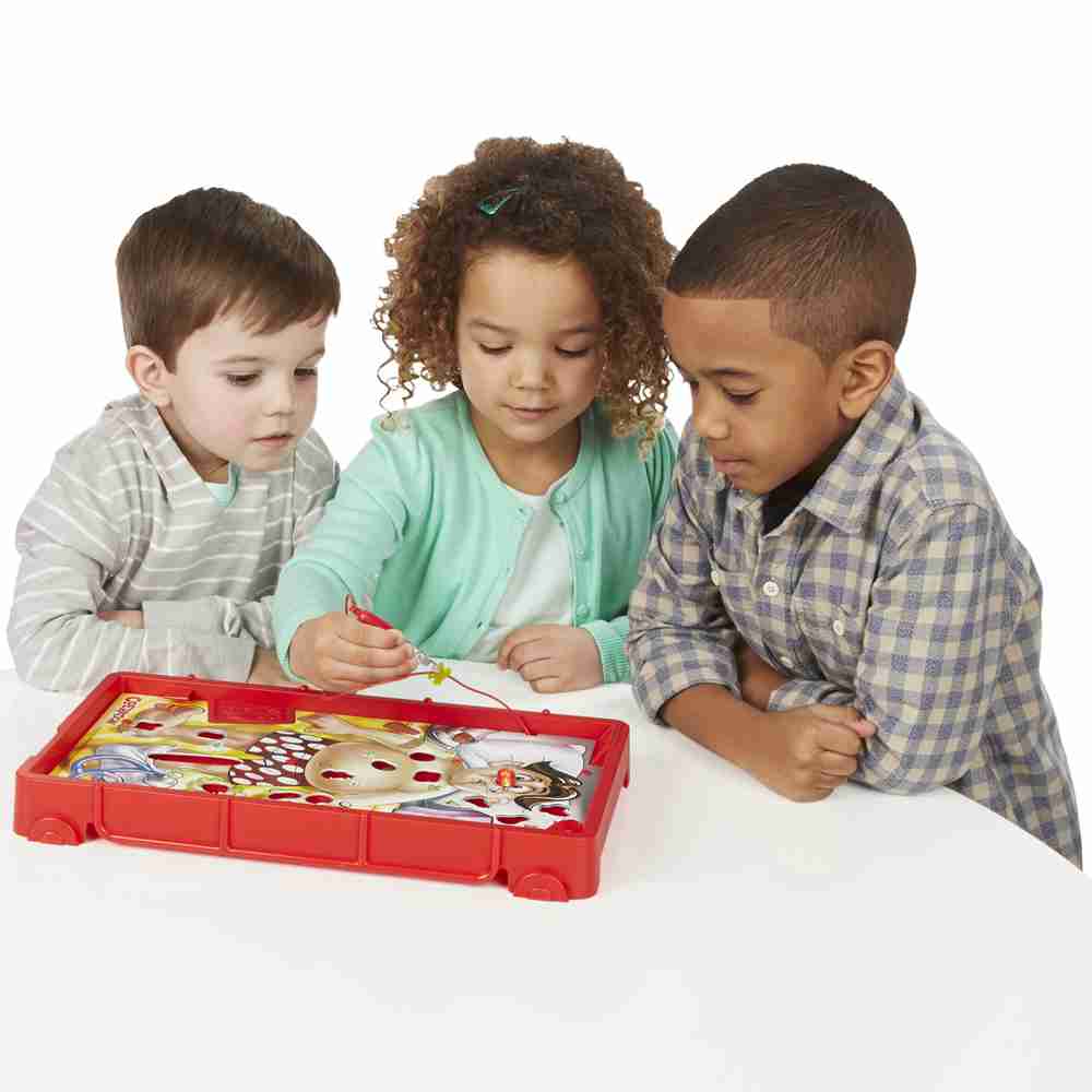 Classic Operation Game, Electronic Board Game with Cards, Indoor Game for Kids Ages 6 and Up