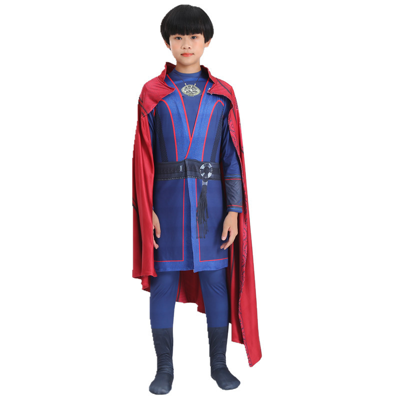 (110cm) Doctor Stephen Strange Cosplay Costume Halloween Makeup Party Kids