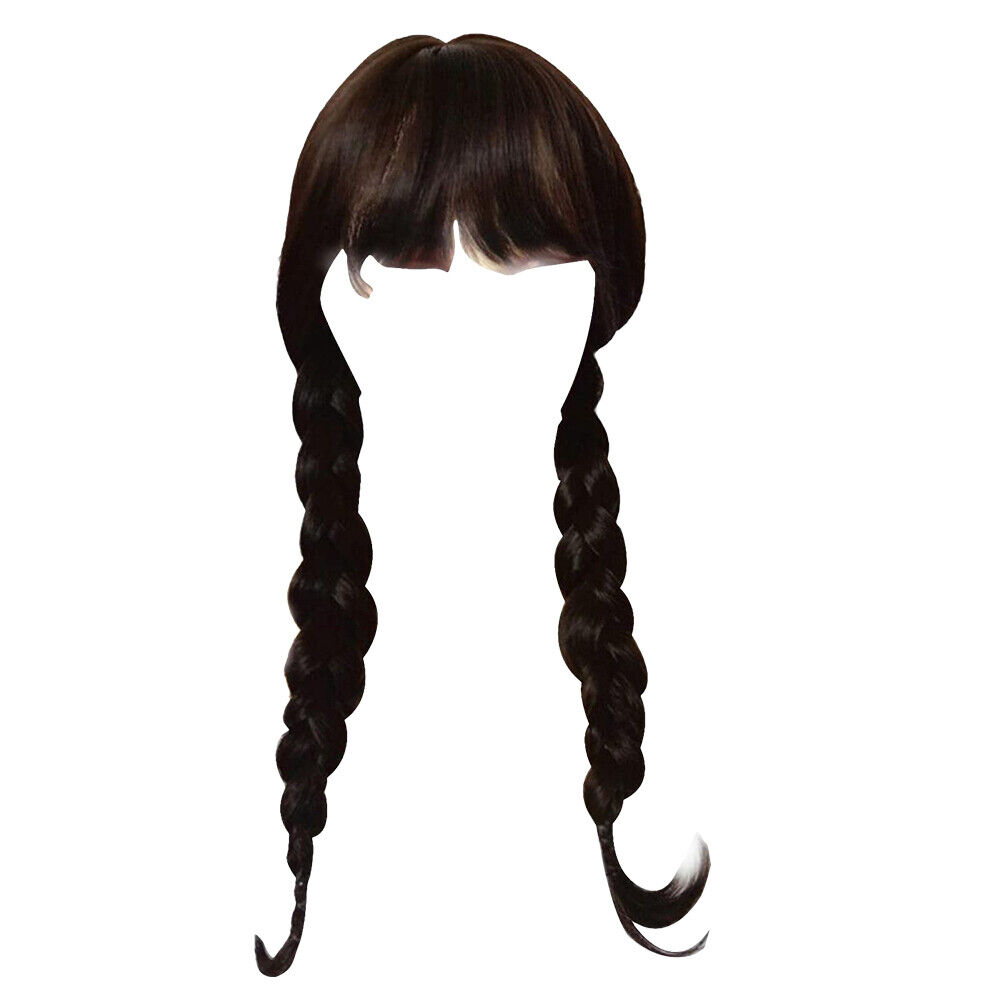 (Only Dress 3~4 Years) Wednesday Addams Costumes Dress For Girls Kids Family Halloween Cosplay Party Outfit Easter Costumes
