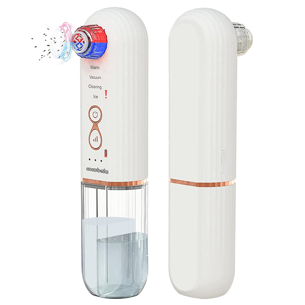 Facial Blackhead Remover Micro Bubble Blackhead Extractor Vacuum Hot Cold with Water Circulation Facial Skin Cleaner Acne Beauty Moisturize Tools