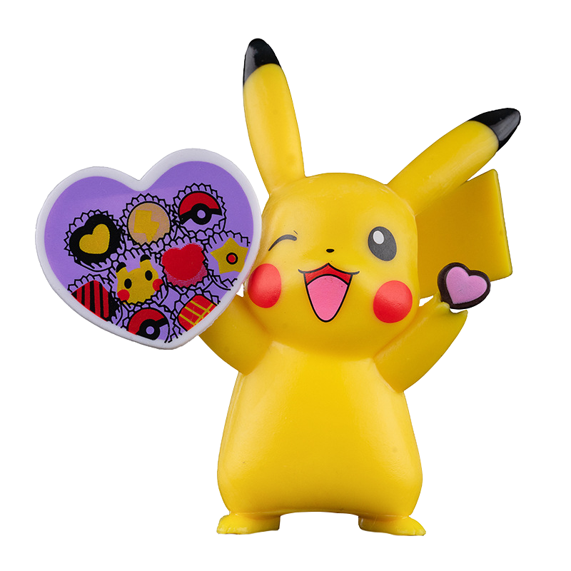 Pokemon Figure Toy Anime Figure Model Toy Cute Pikachu PVC Cake Decoration Ornaments Cartoon Doll Children Toys Gift Set of 6