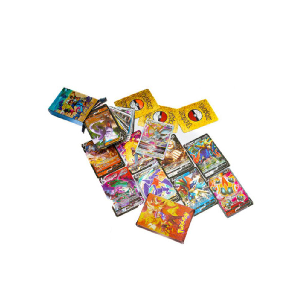 Pokémon Cards Trading Cards Games Collection Diamond Cards 55pcs Set for Kids Fans