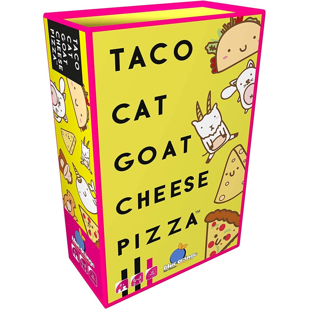 Blue Orange | Taco Cat Goat Cheese Pizza | Card Game | Ages 8+ | 2-8 Players | 10-30 Min