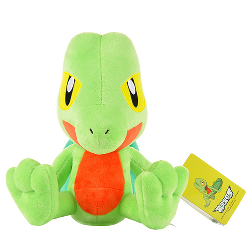 Pokemon Plush Toys Treecko Stuffed Animals Soft Doll Anime Plushie Collectible Kids Toy Gift for Children Kids Ideal for Christmas Birthday 25cm