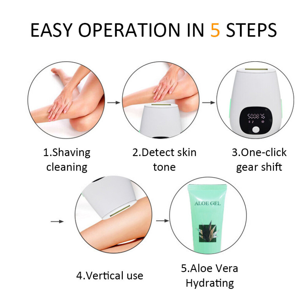 Laser IPL Permanent Hair Removal Machine Face Body Facial Painless