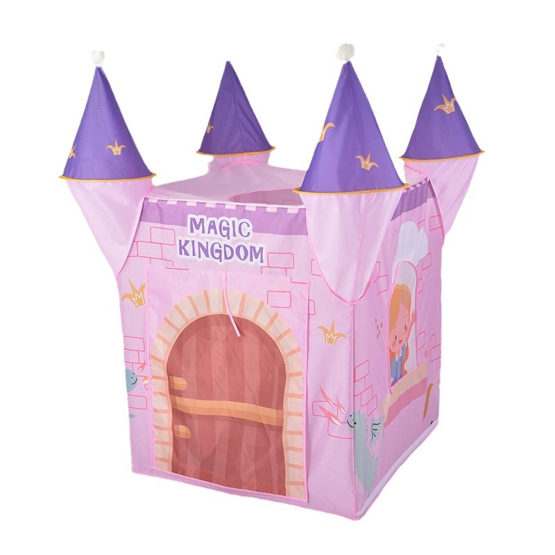 Indian Princess Kids Folding Playhouse Tent Toddler House Indoor Outdoor Pink