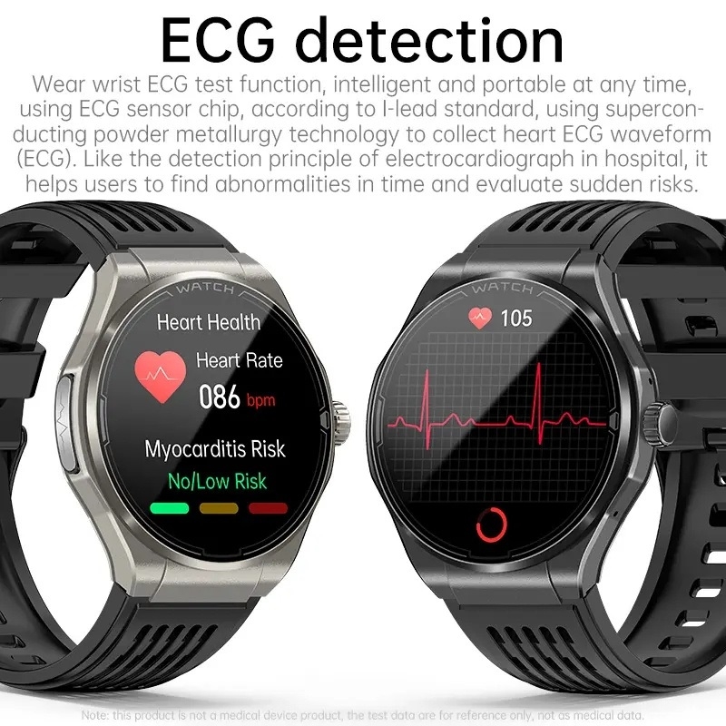 Smart Watch Bluetooth Call Heart Rate Blood Sugar Fatty Acid Urine Radiation Monitor Waterproof Sports Bracelet Watch
