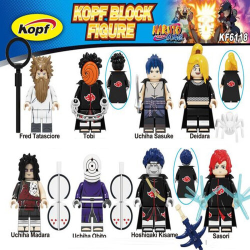 Ninjago 8PCS/set Mini figure Kai Jay Building Blocks Kids Toys