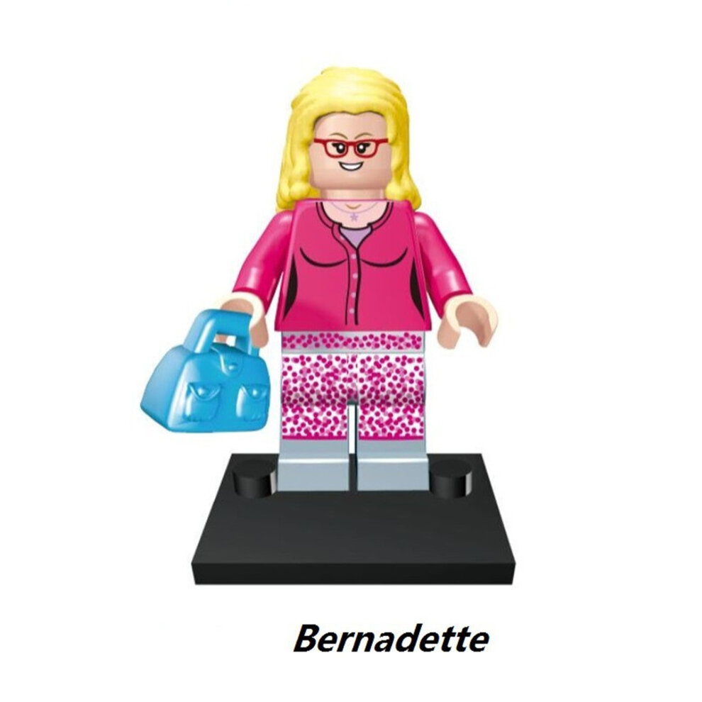 7Pcs Big Bang Theory Building Block Minifigures Toys Best Action Figures Gift Fit Lego