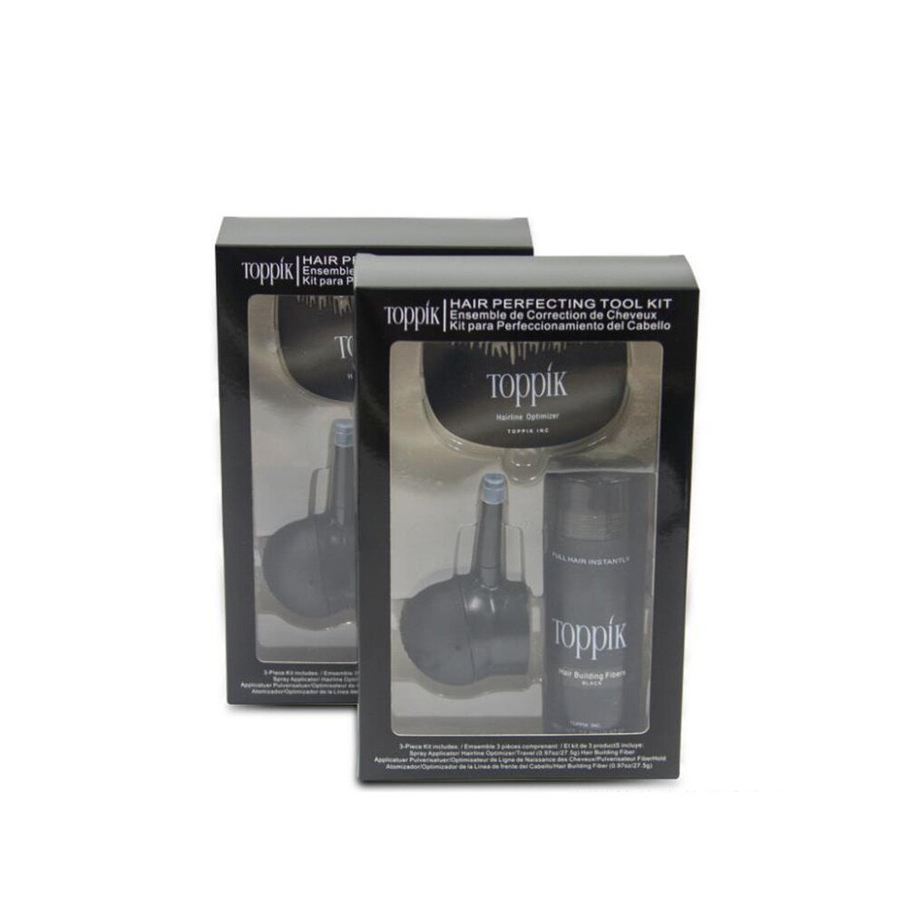 Toppik Hair Building Fibers Keratin Thickening Spray Hair Loss Hair Regrowth Powders 3PCS Box set
