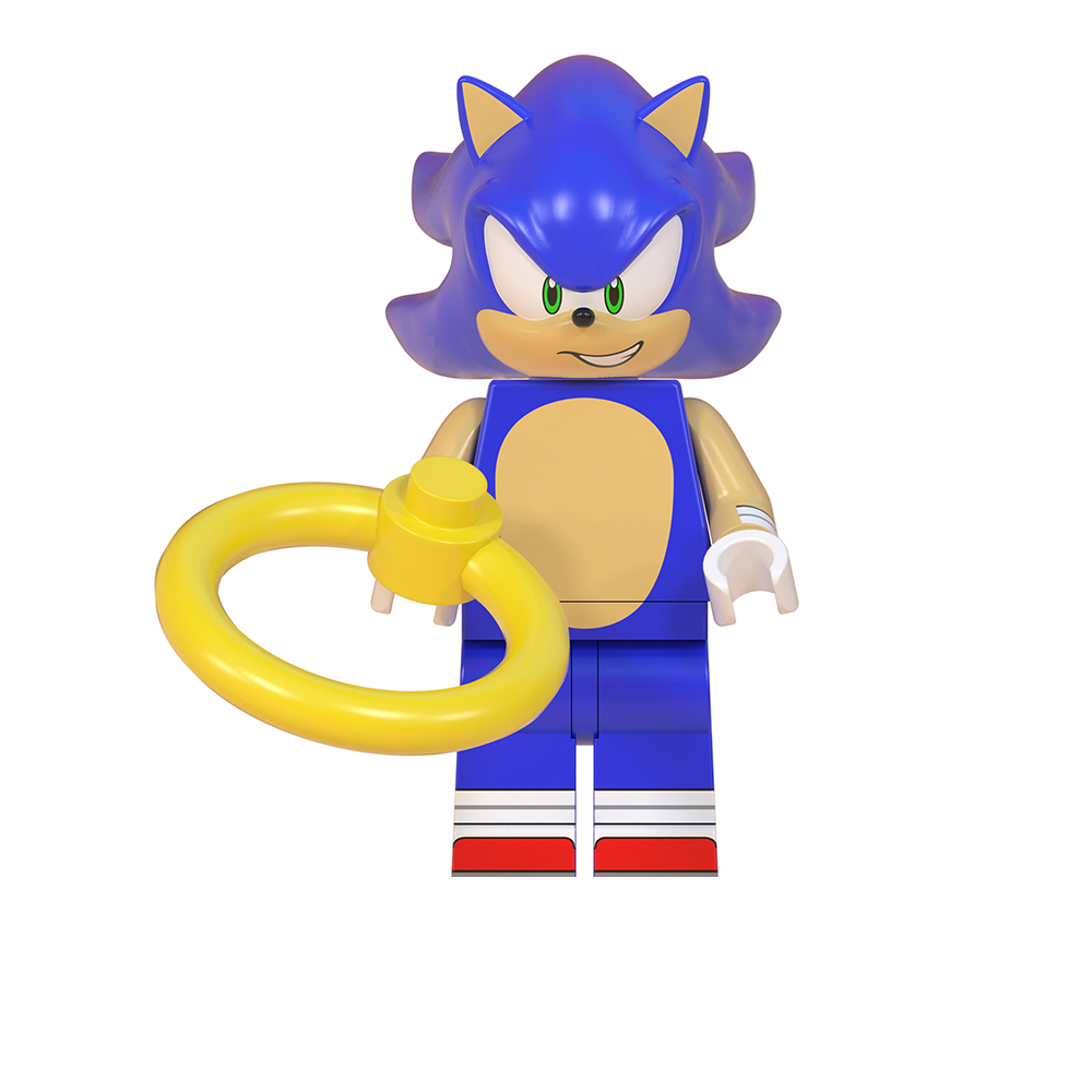 Sonic The Hedgehog Minifigures Fit Lego Building Blocks Toys Anime Action Figures Palyset Fans Collectible Christmas Stockings Birthday Decorations Gift for Kids Boys Girls