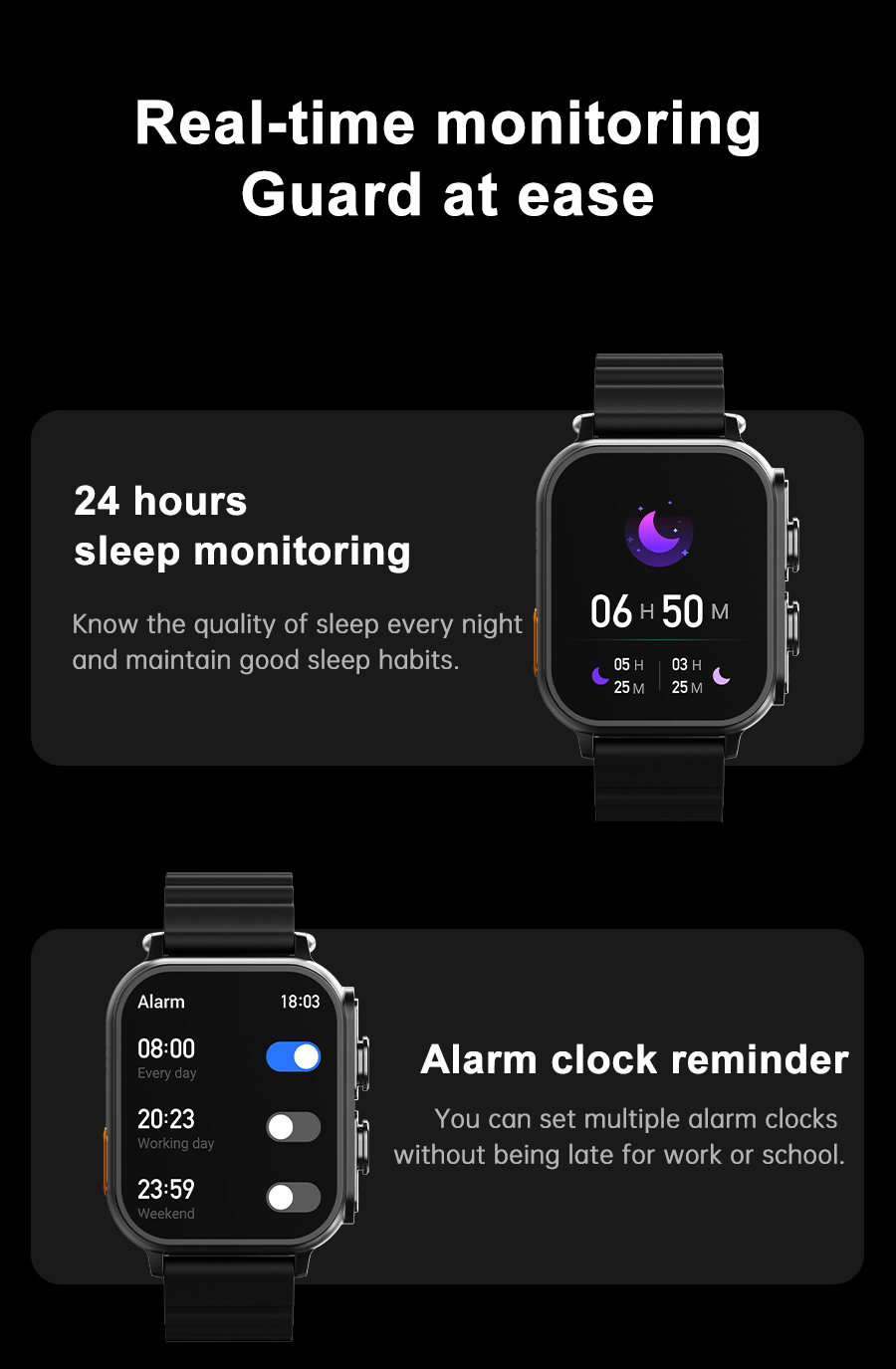 (Black) Smart Watch with Bluetooth Earphone Smartwatch with Earbuds Sport Headphones Sport Fiteness Tracker Waterproof Bluetooth Call Blood Oxygen Monitoring