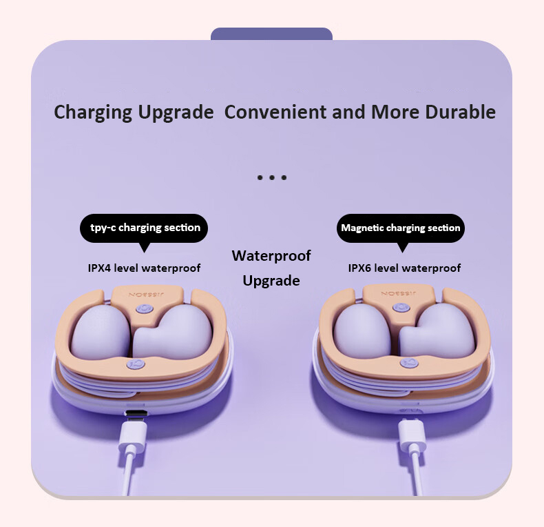 JISSBON Clit Vibrator Vacuum Sucking Woman Sex Toy 2 In 1 Egg Vibrator G-Spot Nipple Stimulation Vibrating Massager Adult Toys