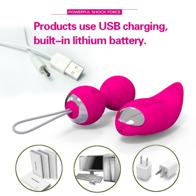 (Rose Pink) Vibrating Egg Vibrator Women Adult Sex Toys Bullet Vagina Pussy Massager Wireless Remote Control USB Charging 10 Vibration Modes