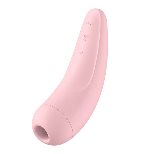 Satisfyer Curvy 2 Connect App Clitoral Sucker Pressure Wave Vibrator Sex Toys for Her Clitoral Stimulation Lay-on Stimulator Women Adult Toys