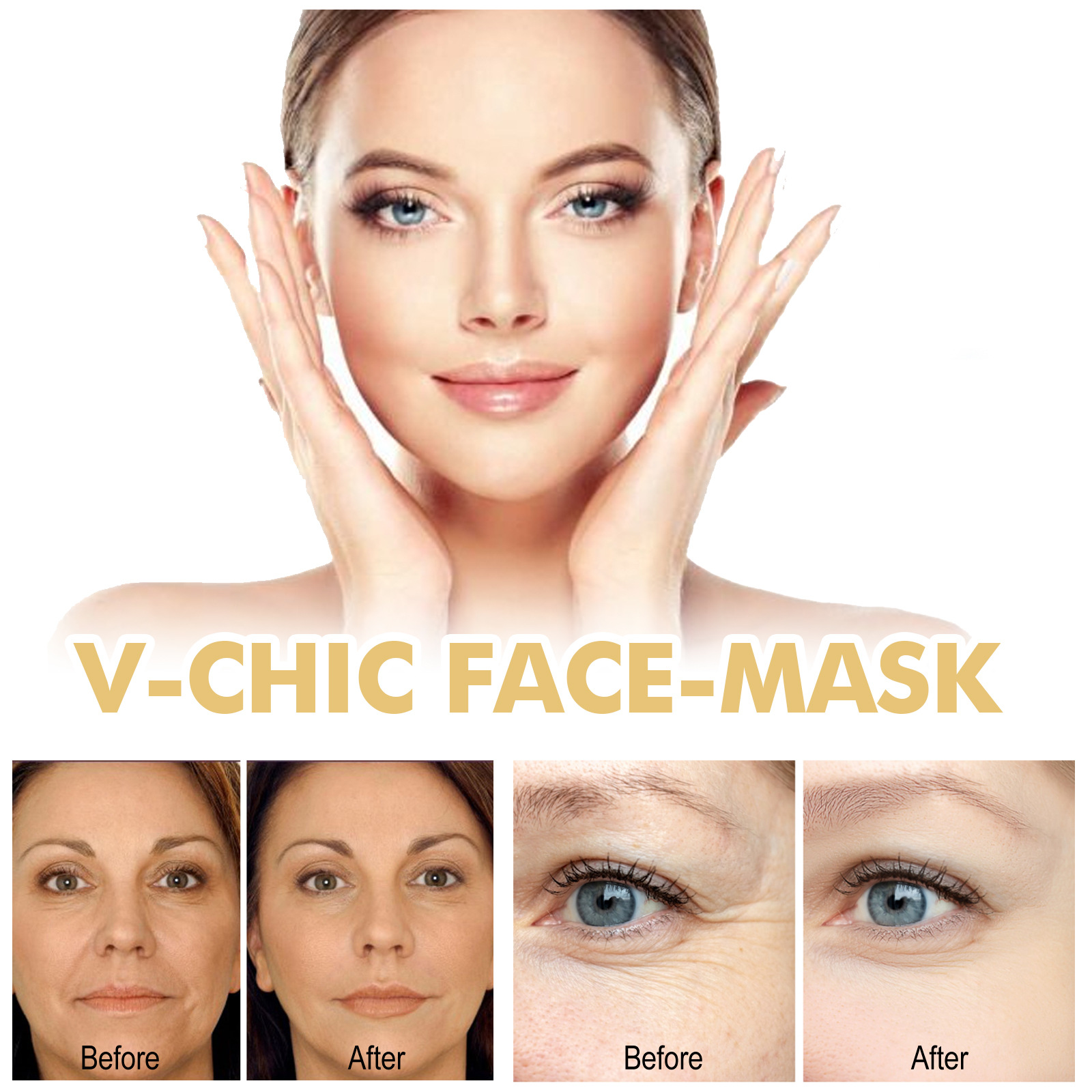 Anti Aging Face Mask Moisturizing Gel Masque Face Cover Soothing Lifting Firming