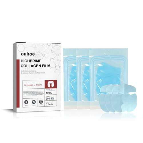 Collagen Film Paper Soluble Facial Mask Cloth Anti-Aging Water Face Filler Full Collagen Fiming Lifting Cheek Forehead Anti Aging Moisturizing