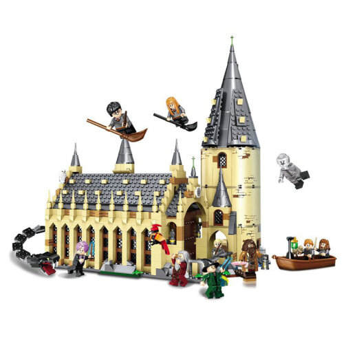 Harry Potter Hogwarts Great Hall Castle Toy Gift Idea for Wizarding World Fan Building Set for Kids