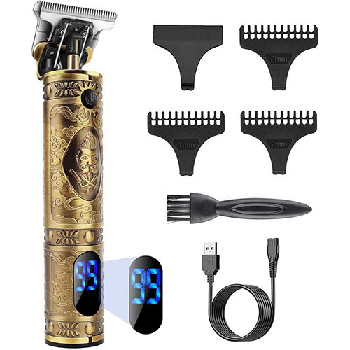 Hair Clippers Men Professional Beard Trimmer, Cordless Electric Self Hair Clippers Precision Outlining Trimmer Smooth Clipping Sharp Shavers Gifts