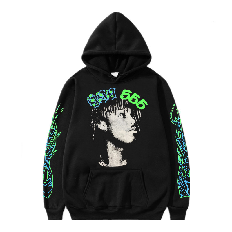 (S) Hip-Hop Fusion Sp5der Hoodie - 555555 Graphic Hooded Top for Men & Women