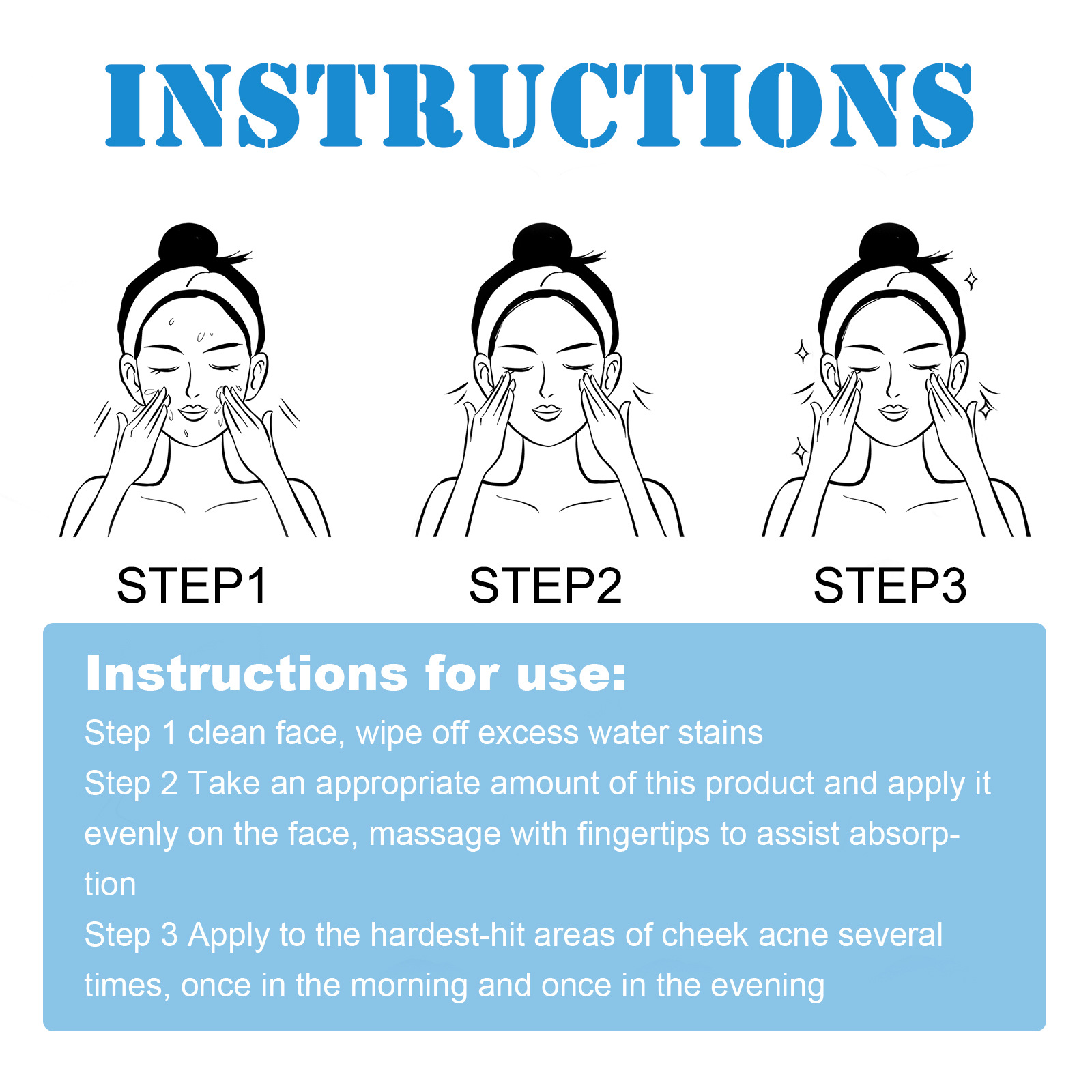 (1pc) Face Moisturizing Serum Hydrate Hyaluronic Acid Face Serum Shrink Pores Brightening Skin Rejuvenation Eye Bags Remove Dark Circles Moisturizing Facial Essence