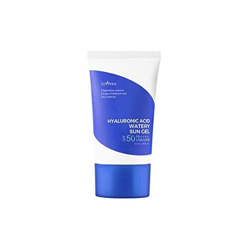ISNTREE Hyaluronic Acid Watery Sun Gel 50ml 1.69 fl.oz 50+ PA++++ | Replenishes moisture | 8 types of hyaluronic acid | No whitecast