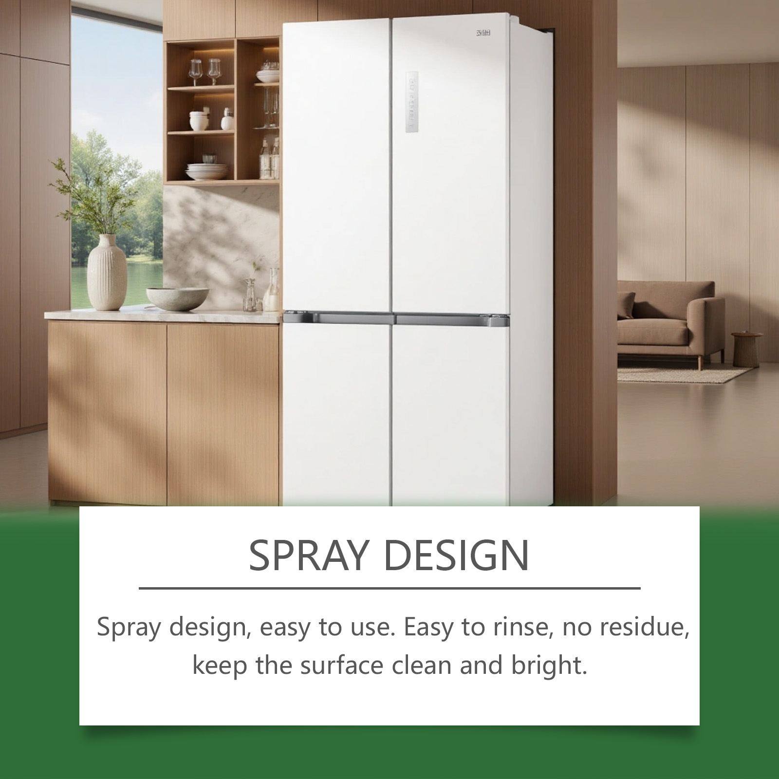 Kitchen Appliance Cleaner Spray Dissolve Stubborn Oil Stain Reduce Odor Restore Surface Smoothness Multifunctional Degreaser ﻿