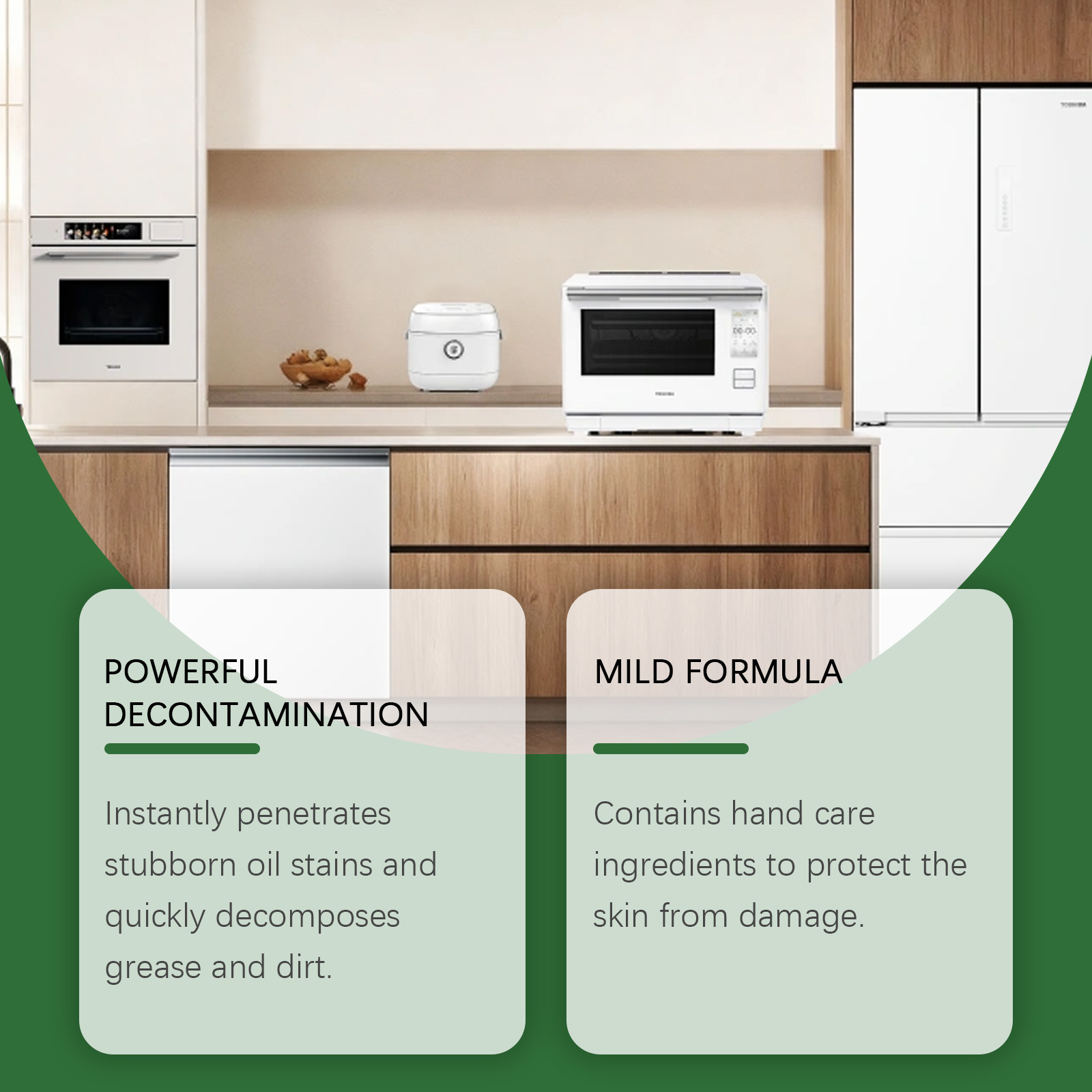 Kitchen Appliance Cleaner Spray Dissolve Stubborn Oil Stain Reduce Odor Restore Surface Smoothness Multifunctional Degreaser ﻿