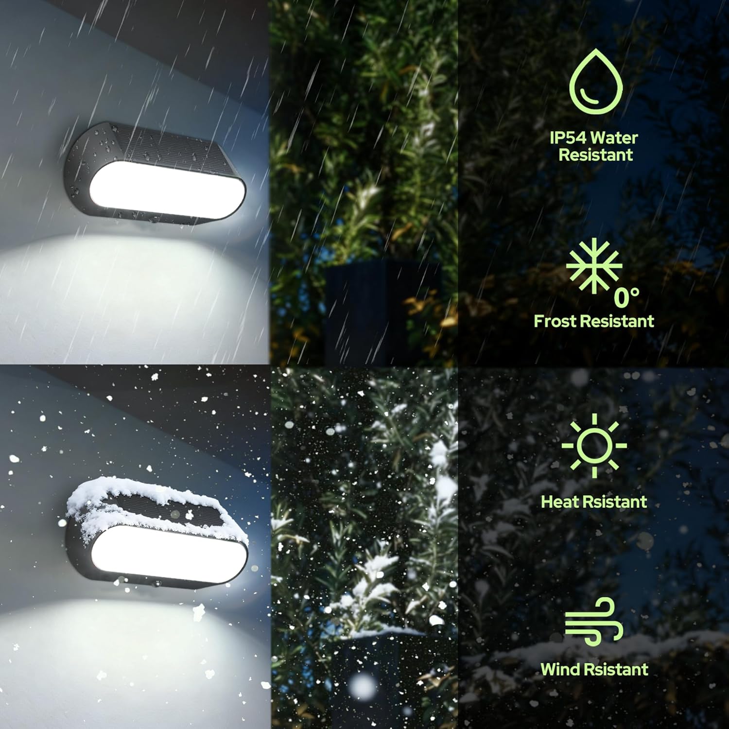 Solar Lights Outdoor with Motion Sensor Replaceable 2000 mAh Battery Solar Pir Lights Dusk Till Dawn Waterproof Solar Wall Light for Front Door Porch Garage