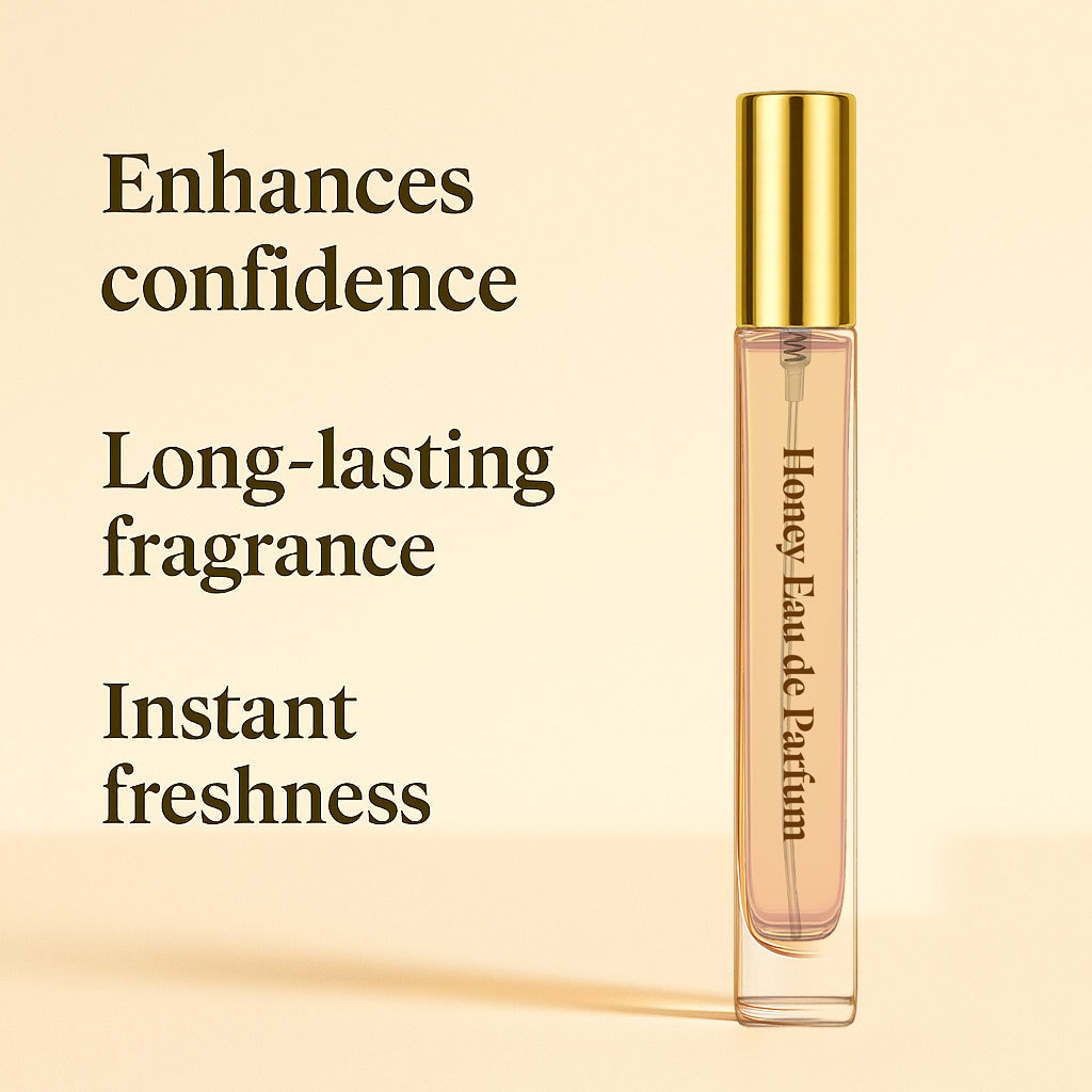 Honey Perfume Long Lasting Sweet Warm Fragrance For Daily Wear Gift Giving On The Go Fresh Scent 10ml