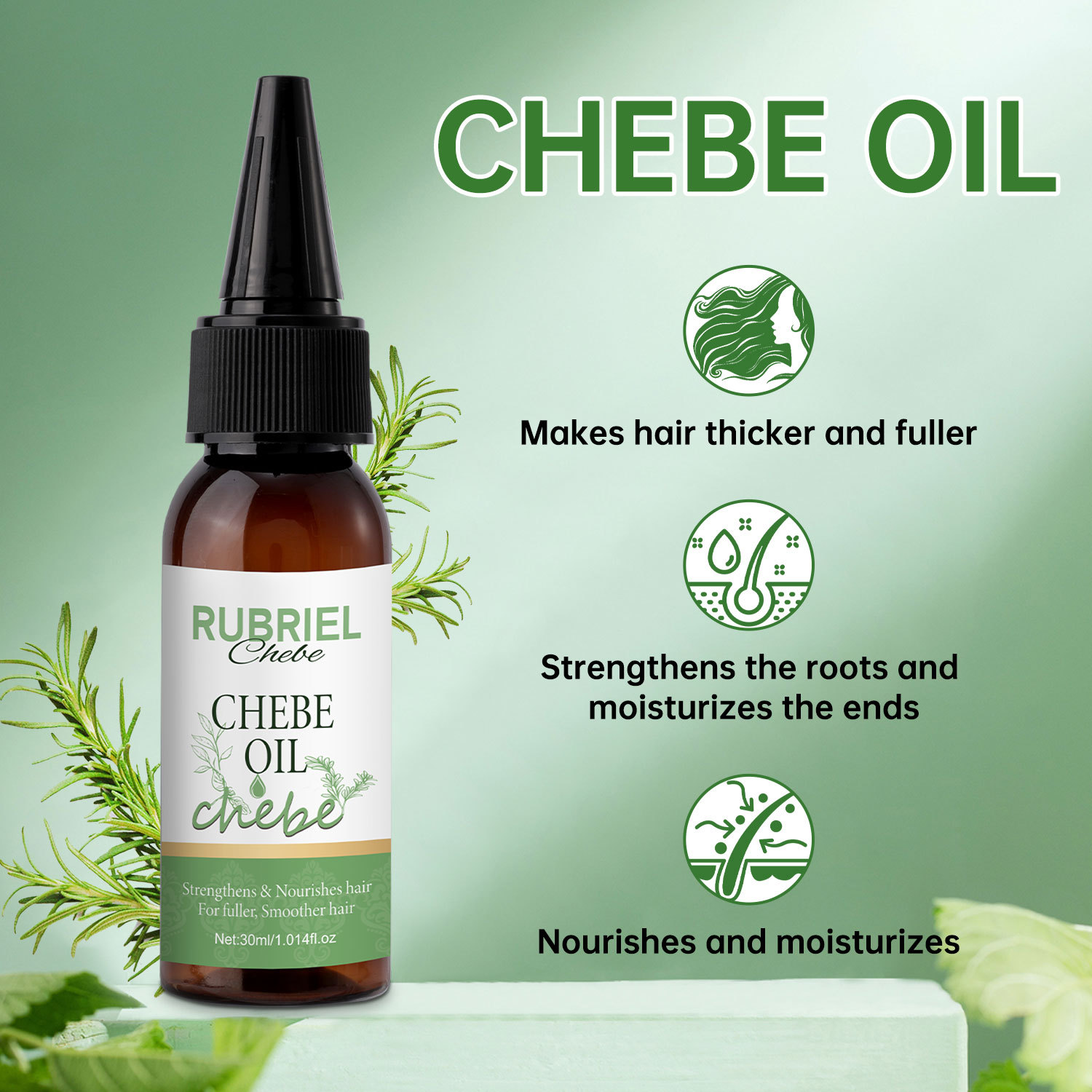 Hair Repair Oil Moisturizing Strengthening Split End Treatment Daily Scalp And Strand Care 30ml