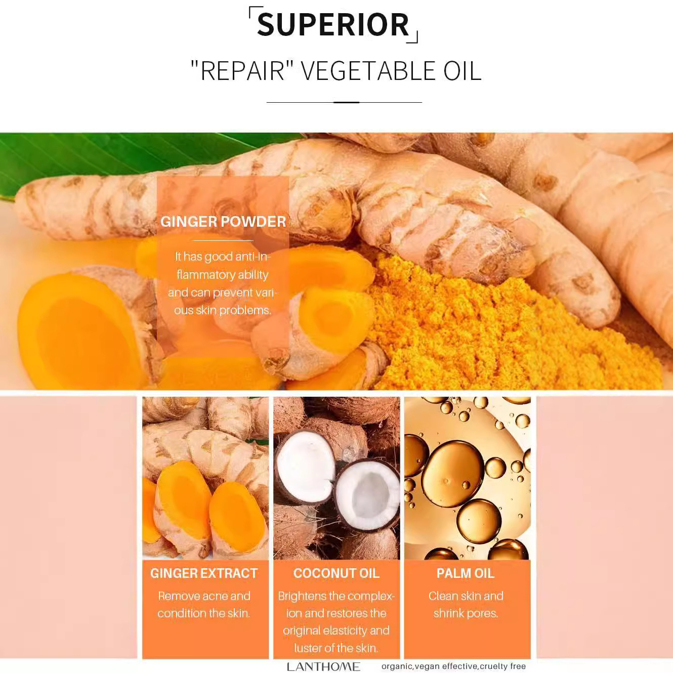 Turmeric Coconut Shell Granule Soap Gentle Exfoliating Purifying For Face And Body Daily Cleansing Bar 100g