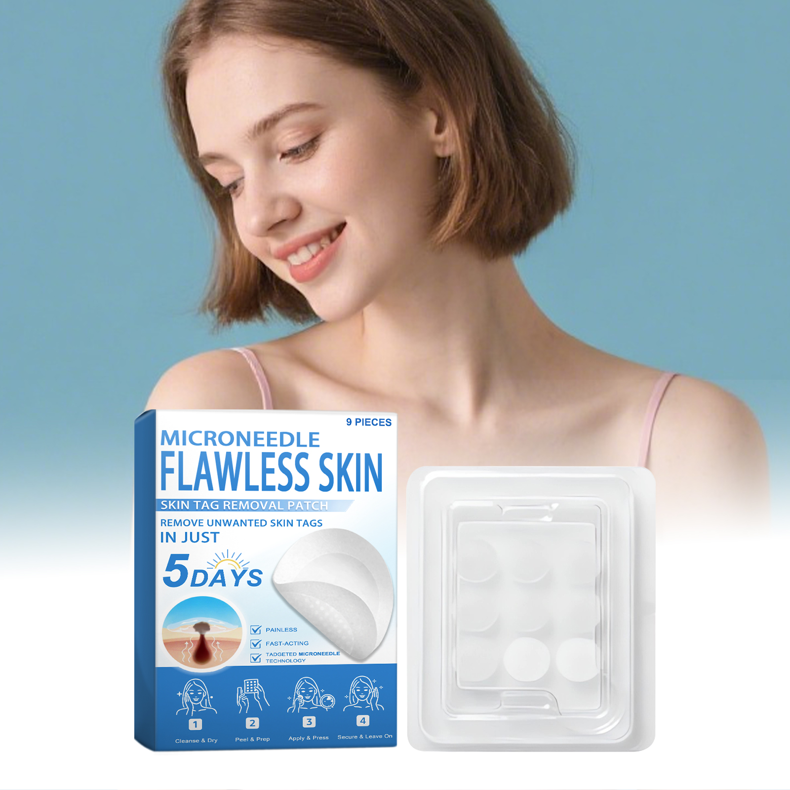 Skin Care Nourishing Patch Mild Care Smooth Tender Cleanse Body Skin Gentle Soft Purify Daily Treatment