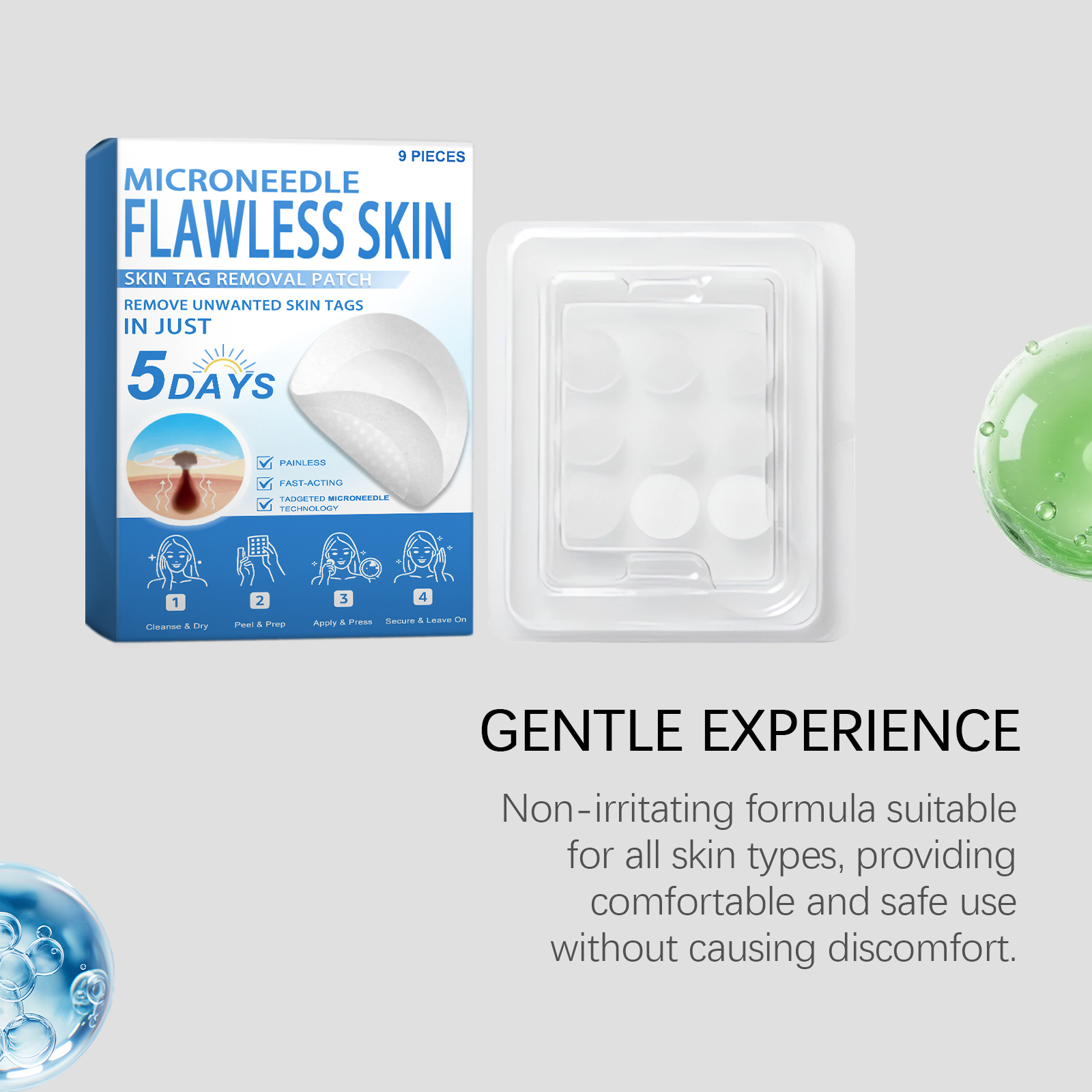 Skin Care Nourishing Patch Mild Care Smooth Tender Cleanse Body Skin Gentle Soft Purify Daily Treatment