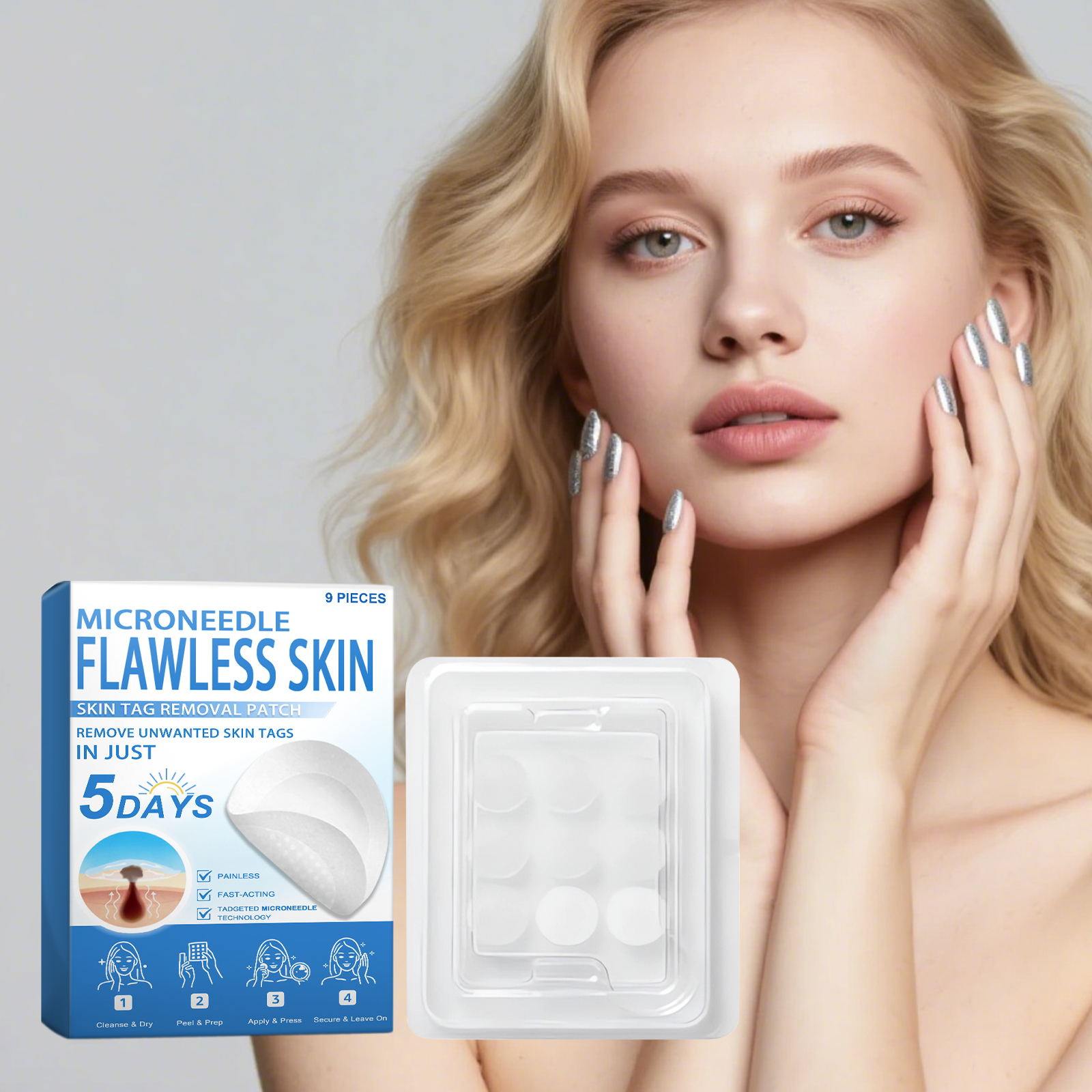 Skin Care Nourishing Patch Mild Care Smooth Tender Cleanse Body Skin Gentle Soft Purify Daily Treatment