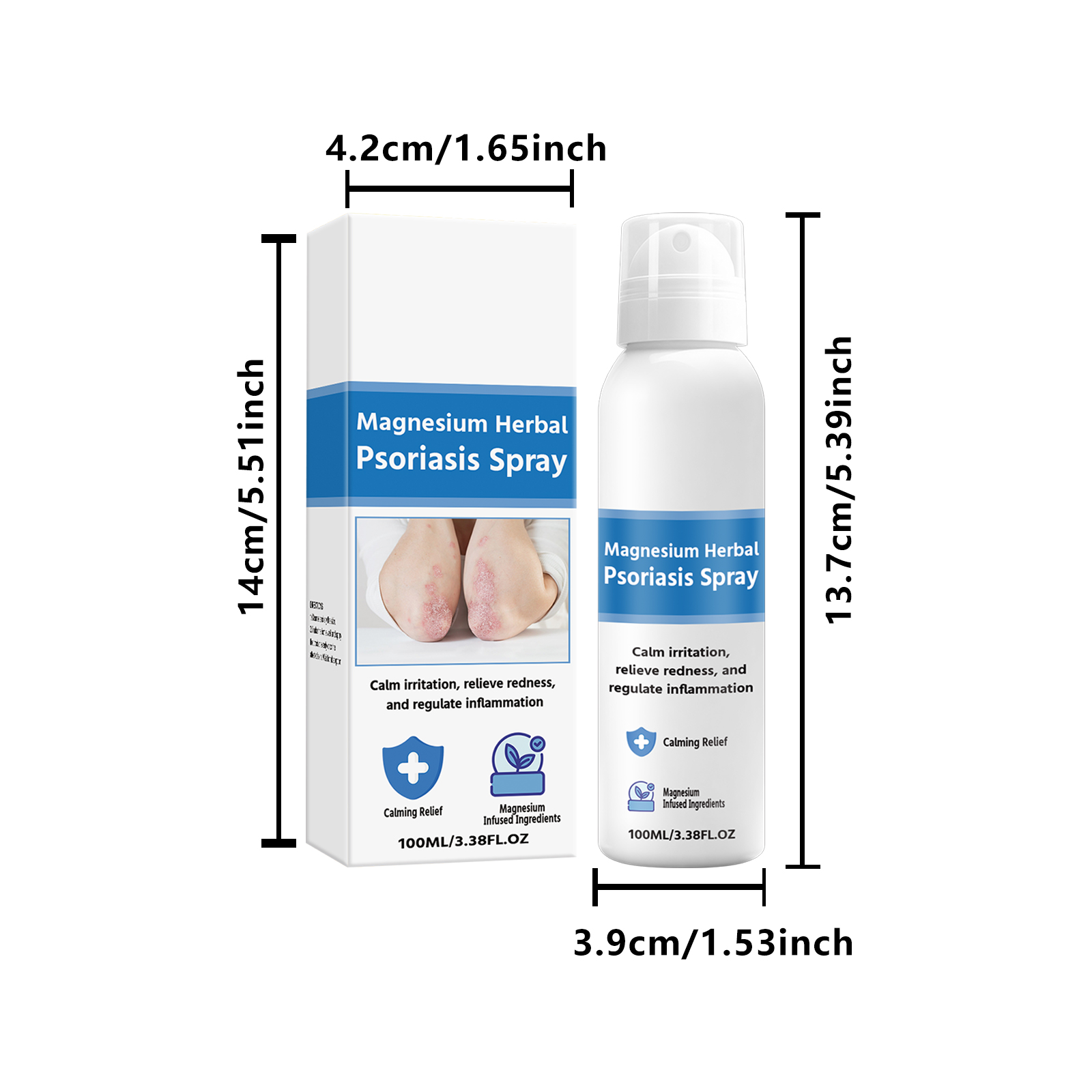 Magnesium Skin Care Spray Mild Ingredients Hydrate Skin Soft Refreshing Non Sticky Daily Use Treatment Lotion