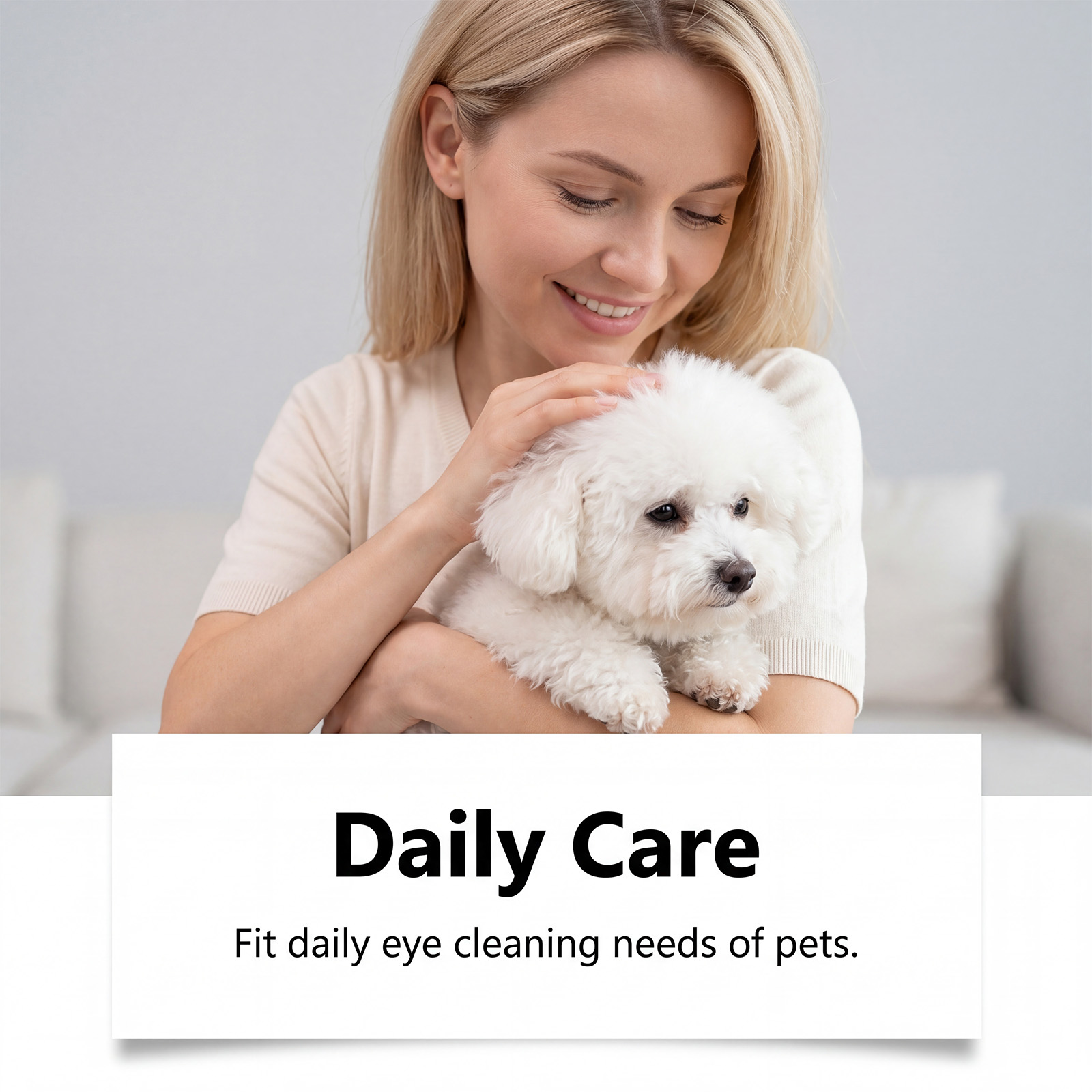 Pet Eye Wipes Soft Skin Friendly Clean Eye Care Daily Mild For Multiple Pets Use