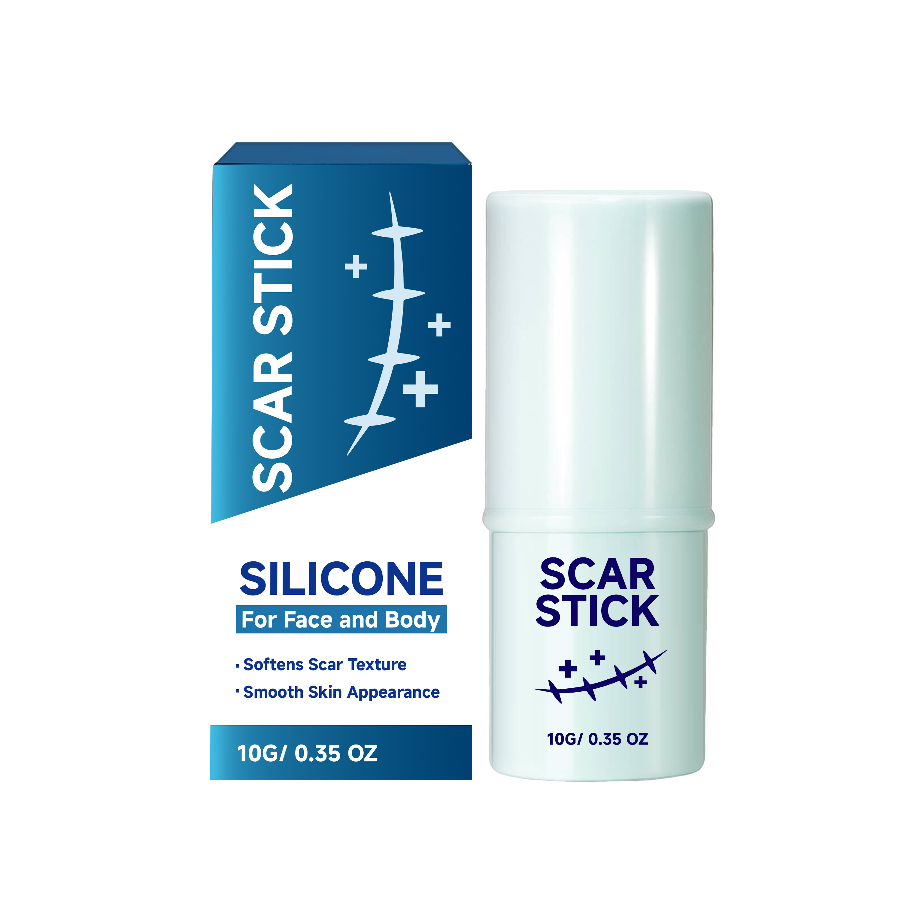 Scar Soothing Stick Hydrating Moisturizing Mild Fast Absorbing Elastic Smooth Skin Body Care Lotion For Daily Skin Maintenance