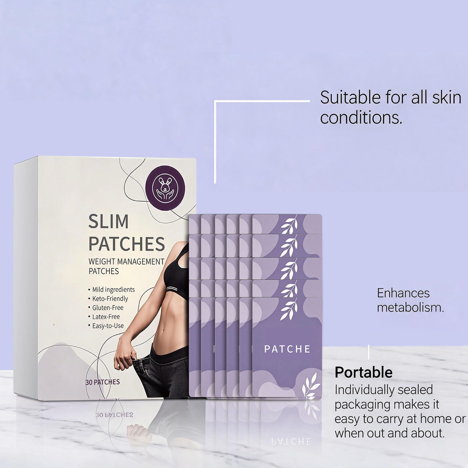 Body Care Patch Non Woven Fabric Light Soft Skin Friendly Constant Temperature All Night Comfortable Sleep Refreshing Body Night Care