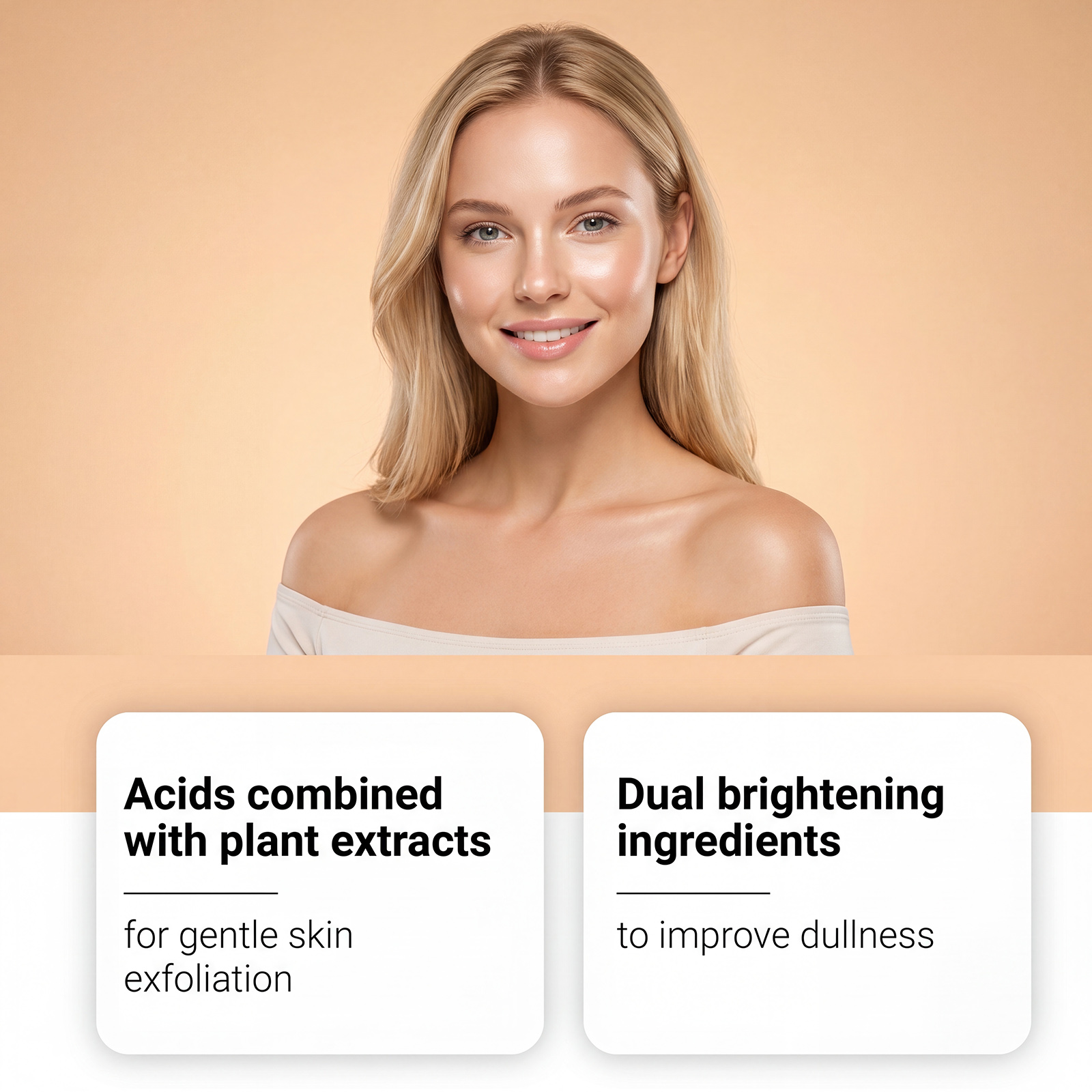 Kojic Acid Turmeric Exfoliating Serum Natural Radiance Hydrating Cleansing Moisturizing Care Facial Skin