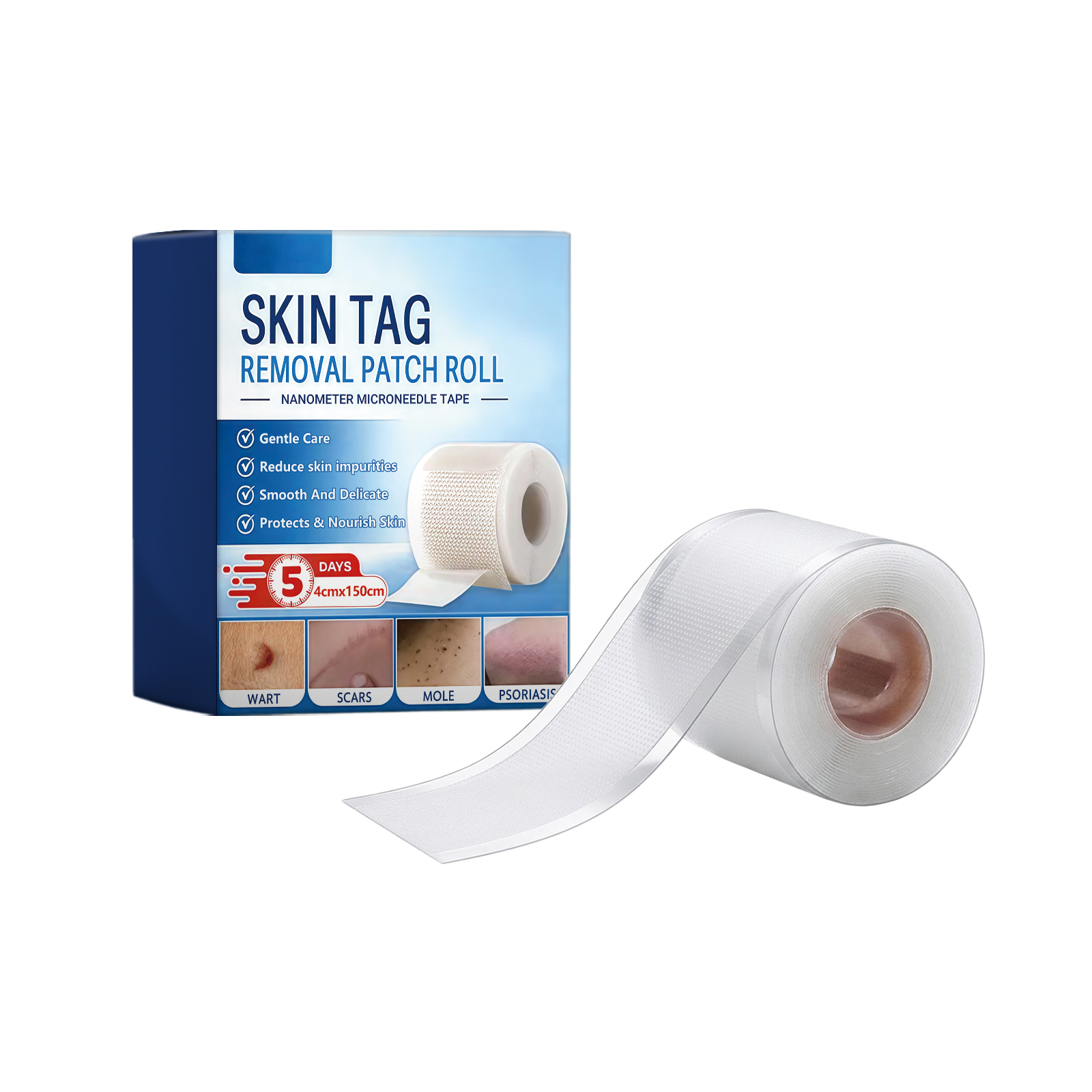 Skin Care Patch Mild Formula Smooth Comfort Clean Skin Moist Soft Daily External