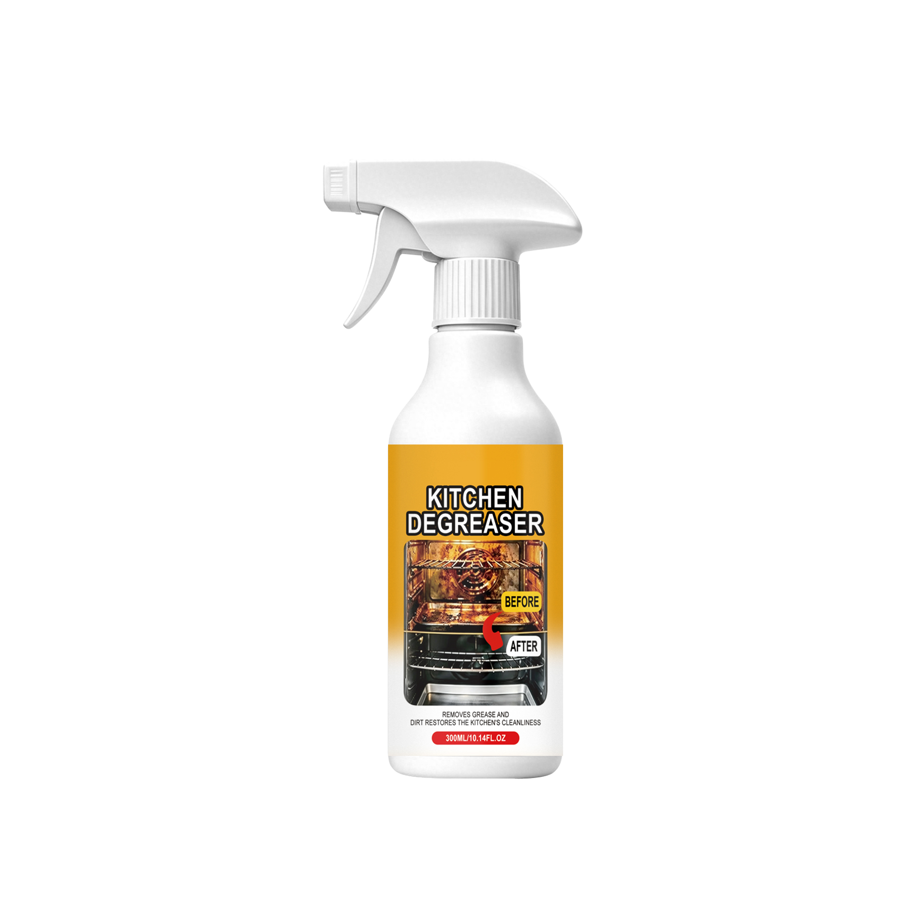 Kitchen Grease Cleaner Household Shining Renewing Purifier Stove Range Hood Countertop Surface Remove Heavy Dirt