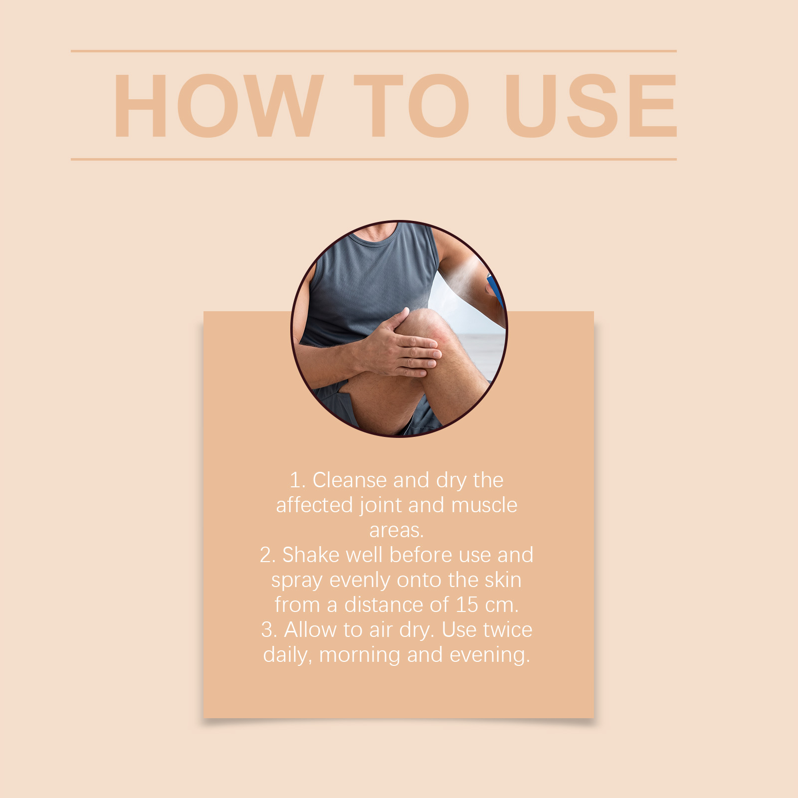 Body Care Spray Soft Mild Relieve Sore Tense Muscles Ease Stiff Joints Daily Body Maintenance